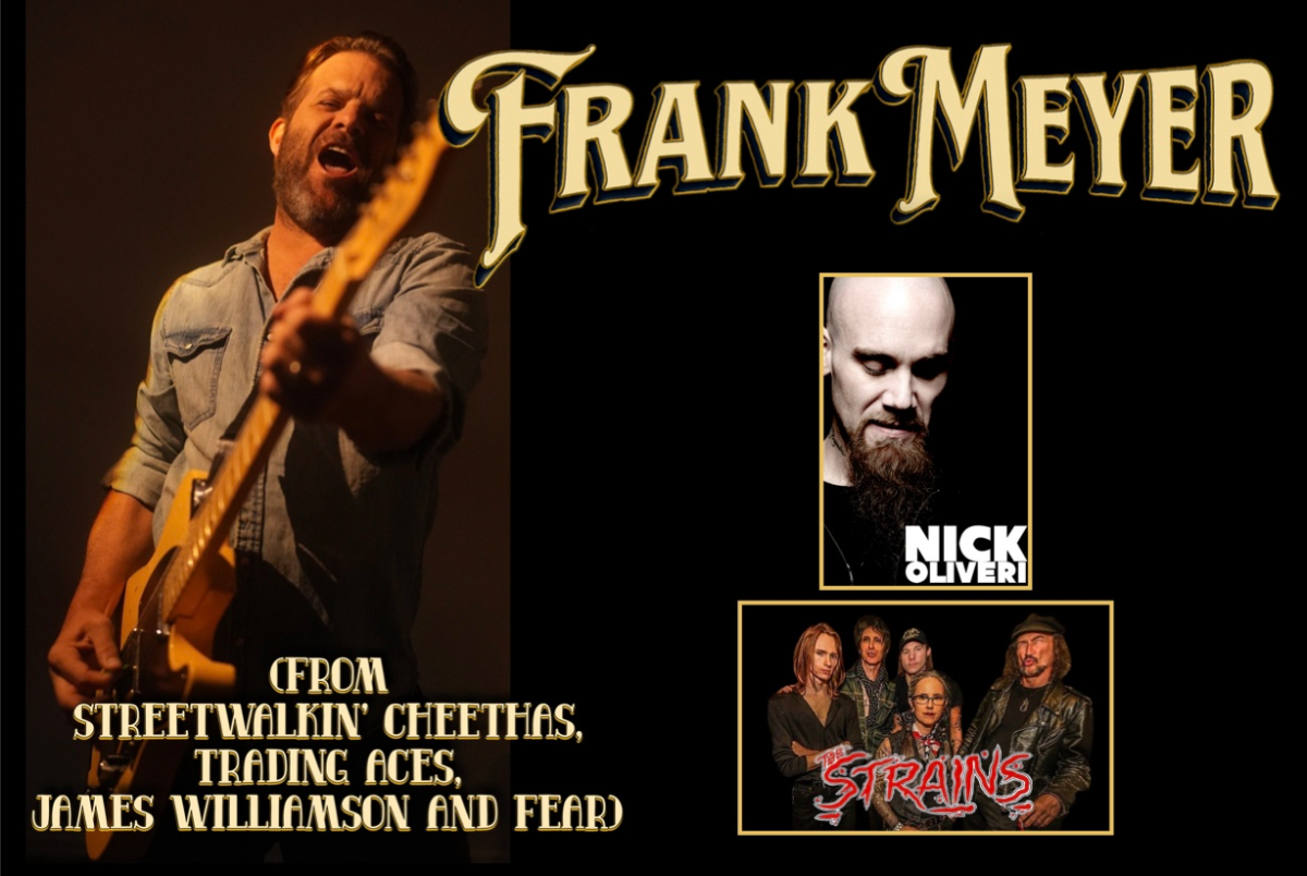 FRANK MEYER of Streetwalkin Cheetahs, Nick Oliveri formerly of Queens of The Stone Age and Kyuss, The Strai...
