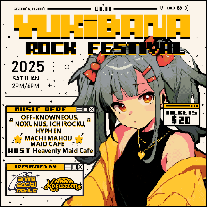 Yukibana Rock Fest 2 at Williams Center – Black Box – Rutherford – Rutherford, NJ