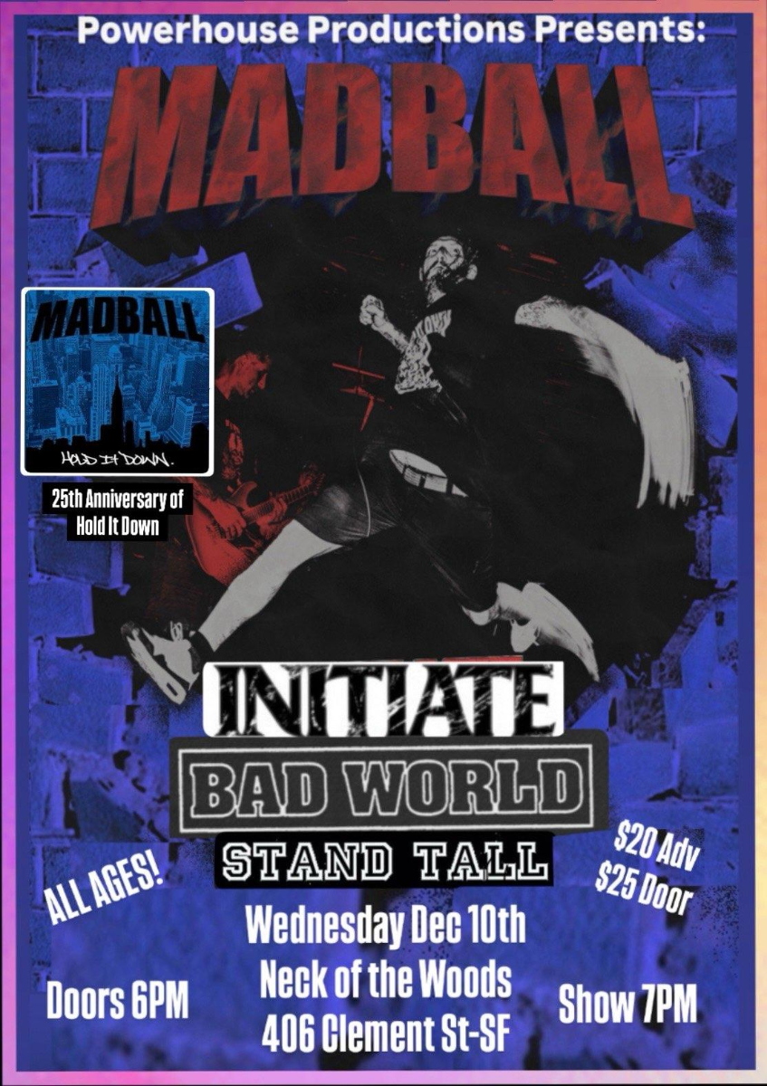Madball/ Initiate/ Bad World/ Stand Tall