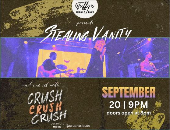 FREE SHOW: Stealing Vanity at Tuffy’s Music Box – Sanford, FL
