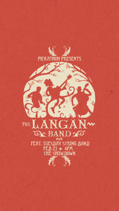 Sunday Night Bluegrass featuring The Langan Band with Tuesday String Band at The Showdown – Portland, OR