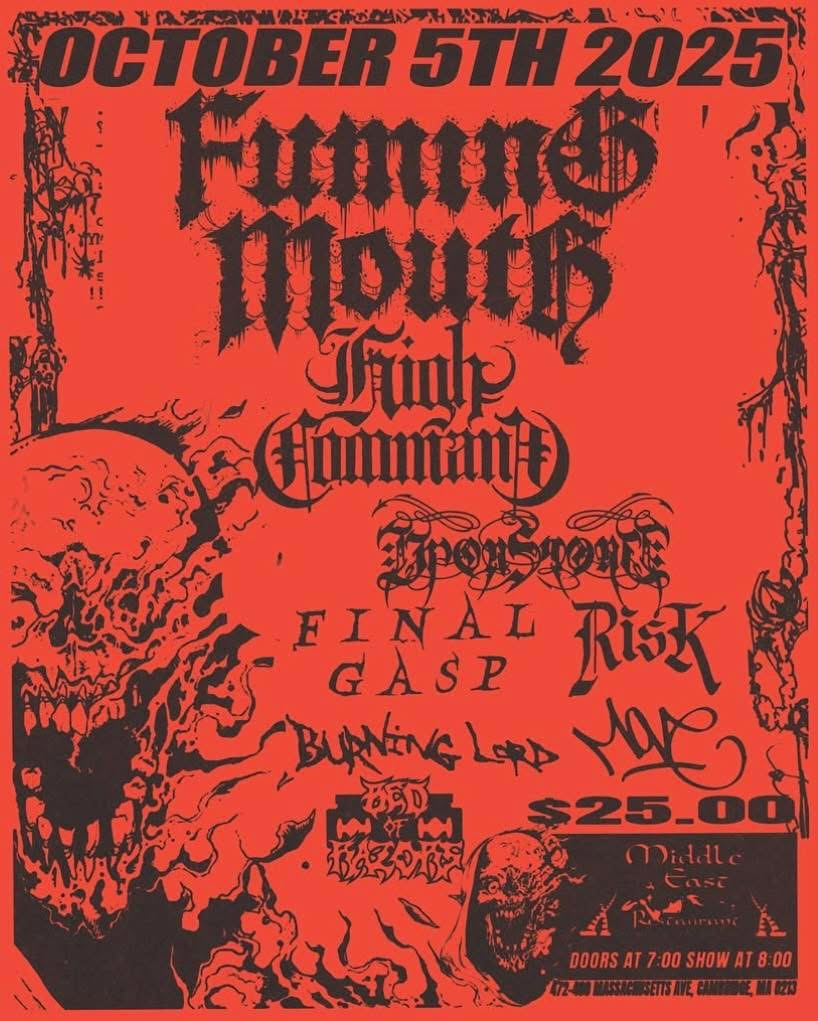 Fuming Mouth, High Command, Upon Stone, Final Gasp, Risk