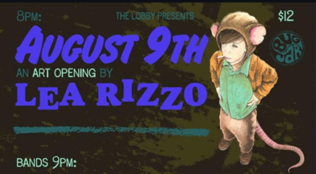 Lea Rizzo Art Opening w/ Buffalo Sex Change / Pleasure Dome / Triple Dog Death Barrage / Mantra