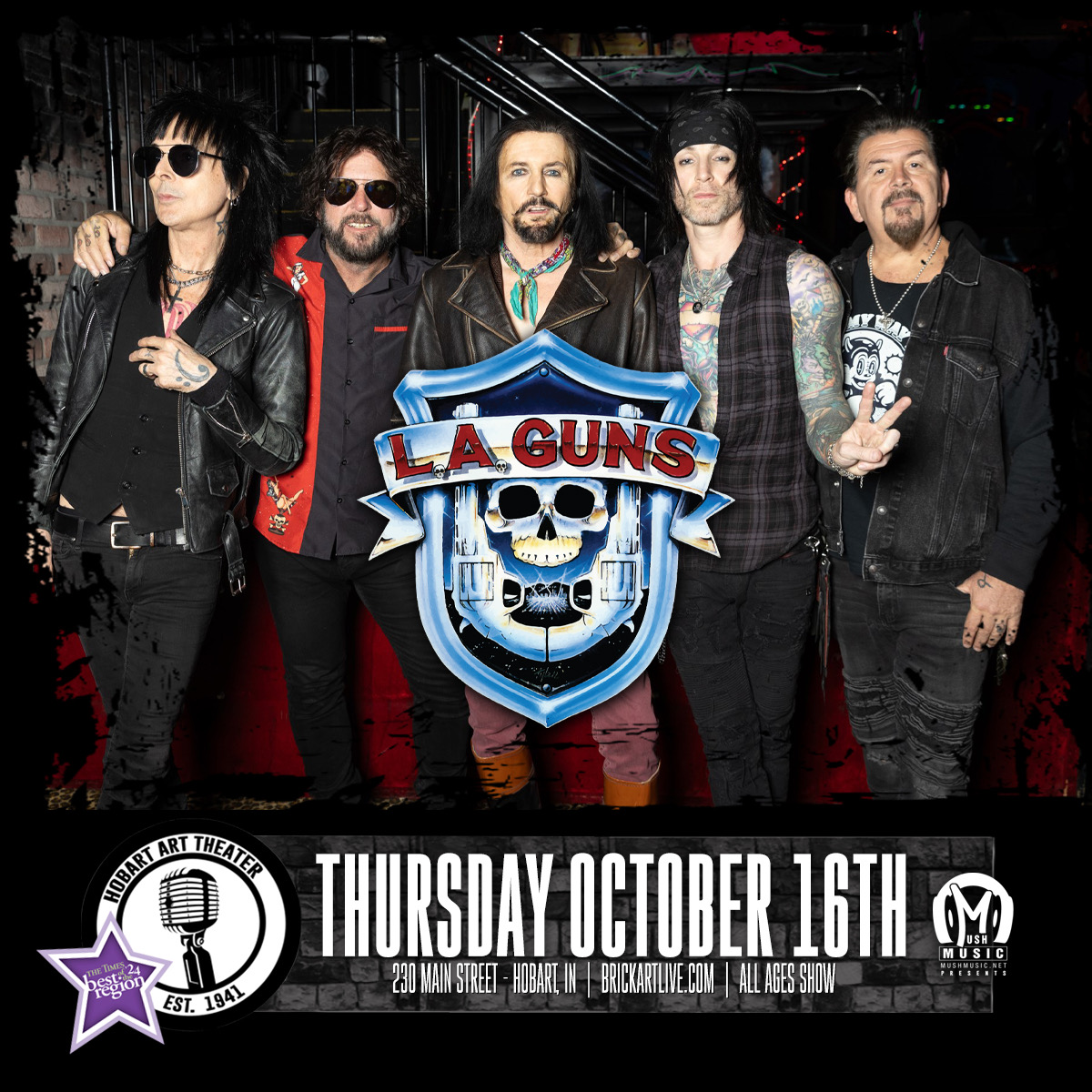 L.A. Guns at The Hobart Art Theater