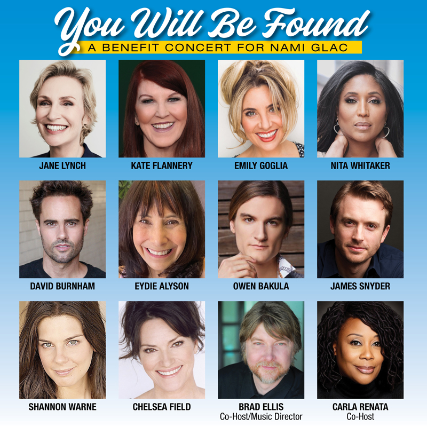 YOU WILL BE FOUND – A BENEFIT CONCERT FOR NAMI GLAC (National Alliance on Mental Illness,Greater Los Angeles County) at Catalina Bar & Grill – Hollywood, CA