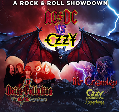 AC/DC VS. OZZY – Featuring NOISE POLLUTION and MR. CROWLEY at Gaslamp Long Beach – Long Beach, CA