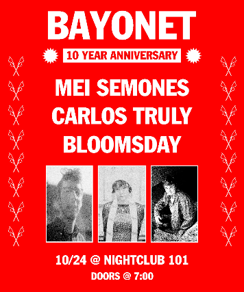 Bayonet 10 Year Anniversary at Night Club 101 – New York, NY