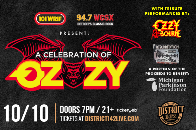 A Celebration of OZZY wsg Ozzy Rebourne and Resurrection: A Jusda Priest Tribute at District 142 – Wyandotte, MI