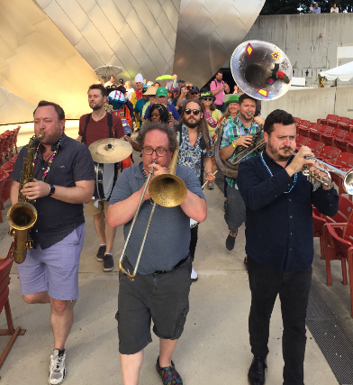 Mardi Gras Monday with Big Shoulders Brass Band