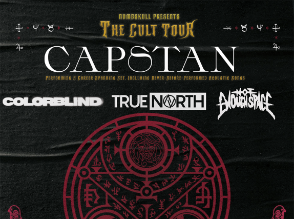 Capstan – The Cult Tour with Colorblind, True North, Not Enough Space