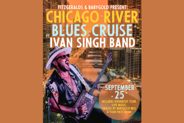 CHICAGO RIVER BLUES CRUISE ft. The IVAN SINGH BAND, Food and Beverage! at Chicago Line Cruises – Chicago, IL