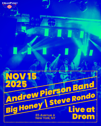 Andrew Pierson Band, Big Honey, Steve Rondo at Drom – New York, NY