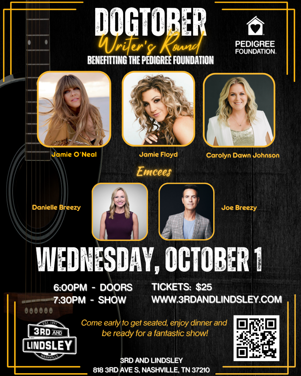 DOGTOBER Writers Round featuring Jamie O'Neal & Friends with Emcees Joe Breezy & Danielle Bre...