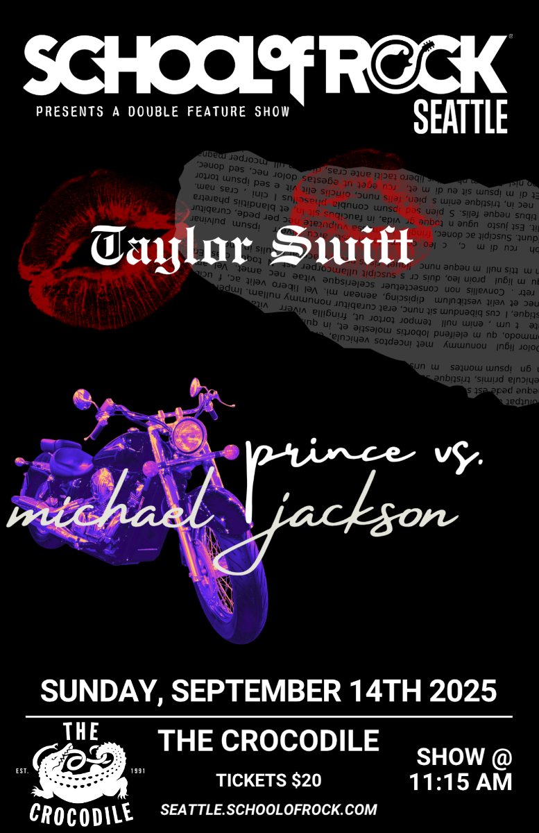SCHOOL OF ROCK SEATTLE presents: Prince vs Michael Jackson & Taylor Sw...