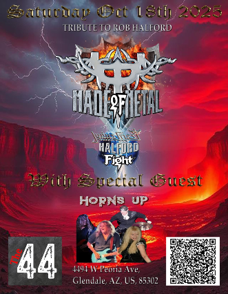 Made of Metal a tribute to Rob Halford at The 44 Sports Grill and Nightlife – Glendale, AZ