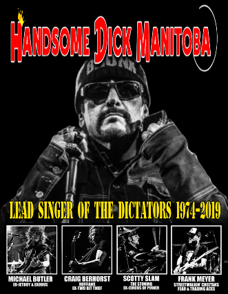 HANDSOME DICK MANITOBA Sings THE DICTATORS… and Other Punk Classics! at The Southgate House Revival – Sanctuary – Newport, KY