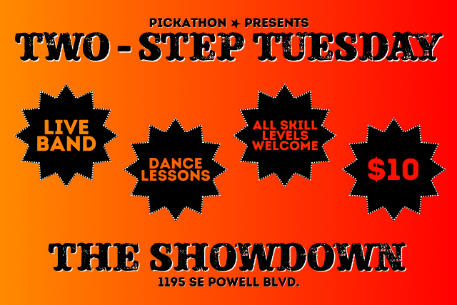 Two-Step Tuesday with Tom Armstrong’s Honky Tonk Habit and Dance Lessons at Showdown Saloon – Portland, OR