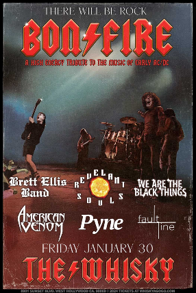 image of BONFIRE (Tribute to AC/DC), Bonnie Brae, Brett Ellis Band, Revelant Souls, We Are The Black Things, Faultline, Observer Syndrome image of BONFIRE (Tribute to AC/DC), Bonnie Brae, Brett Ellis Band, Revelant Souls, We Are The Black Things, Faultline, Observer Syndrome