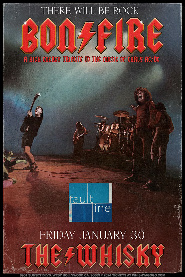 BONFIRE (Tribute to AC/DC), Brett Ellis Band, We Are The Black Things, Faultline