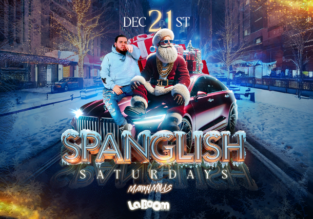 Spanglish Saturdays! Pre-Xmas Celebration! @LaBoomNY at La Boom – Woodside, NY