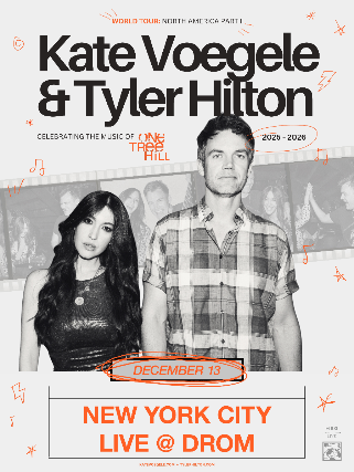 One Tree Holiday: Tyler Hilton & Kate Voegele at Drom – New York, NY