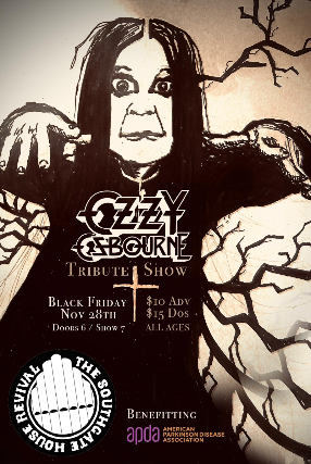 Ozzy Tribute – Benefits APDA (Parkinson’s Research) at The Southgate House Revival – Sanctuary – Newport, KY