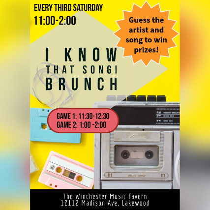 I Know That Song! Brunch Trivia! at The Winchester – Lakewood, OH