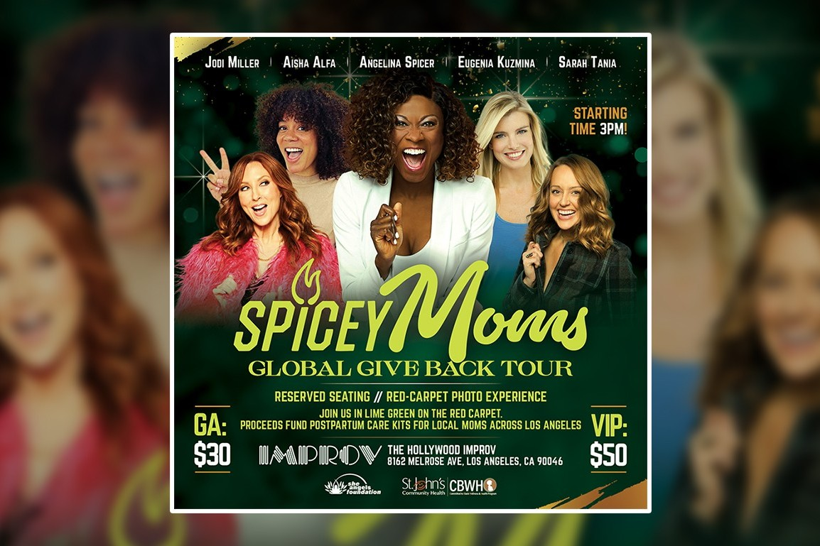 The Spicey Moms Show ft. Sarah Tiana, Jodi Miller, Mary Lynn Rajskub, Aisha Alfa, Eugenia Kuzmina, Angelina Spicer