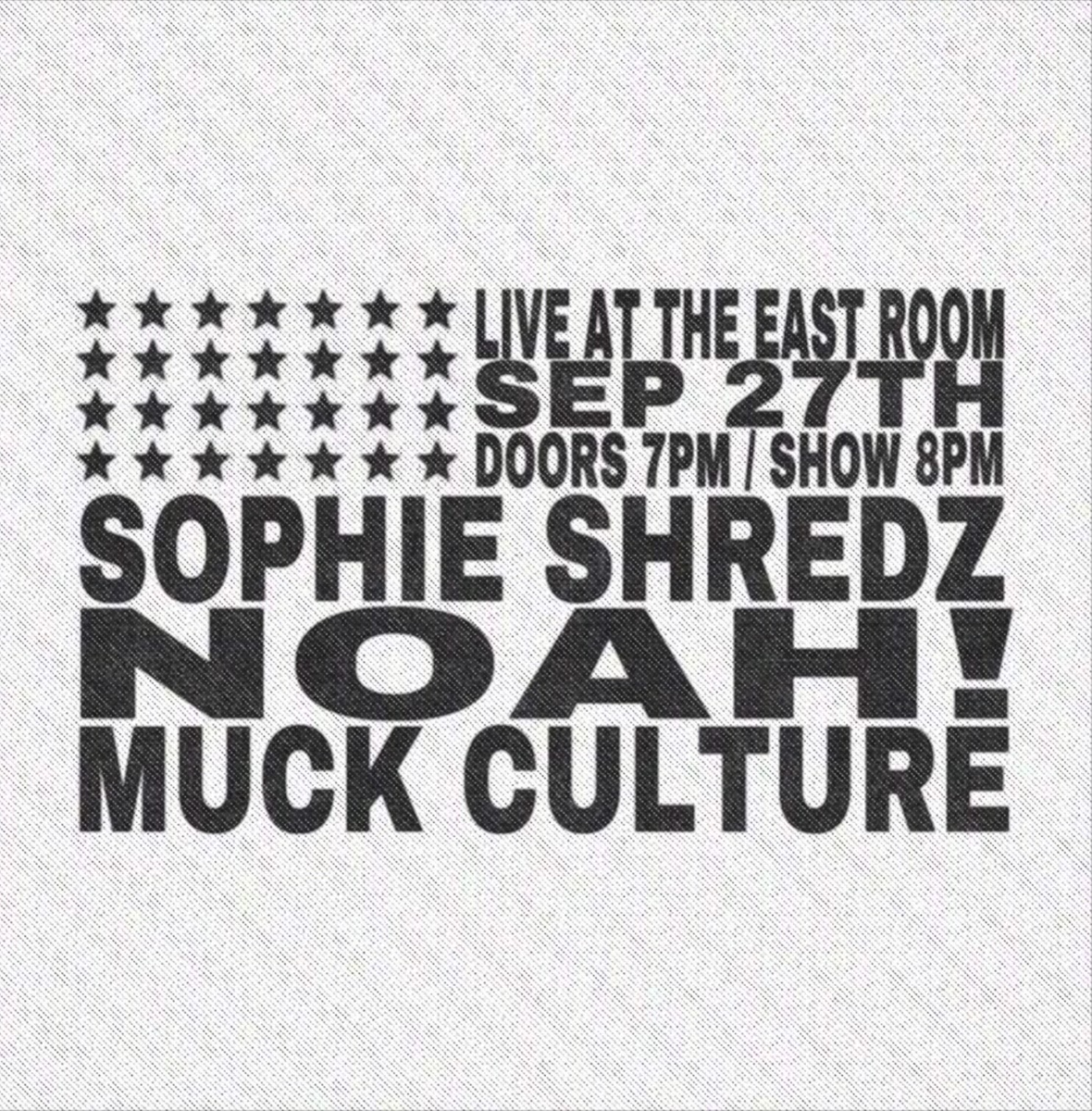 Sophie Shredz / NOAH! / Muck Culture