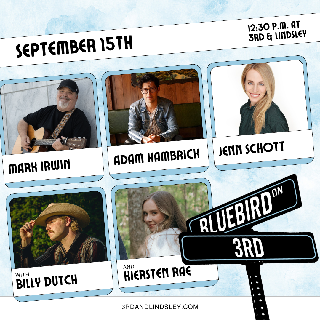 Bluebird On 3rd featuring Mark Irwin , Adam Hambrick & Jenn Schott with Billy Dutch and Kiersten ...
