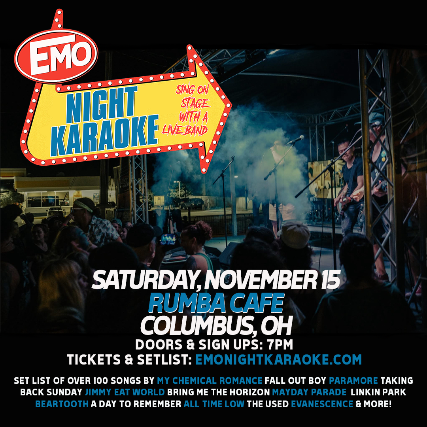 Emo Night Karaoke at Rumba Cafe – Columbus, OH