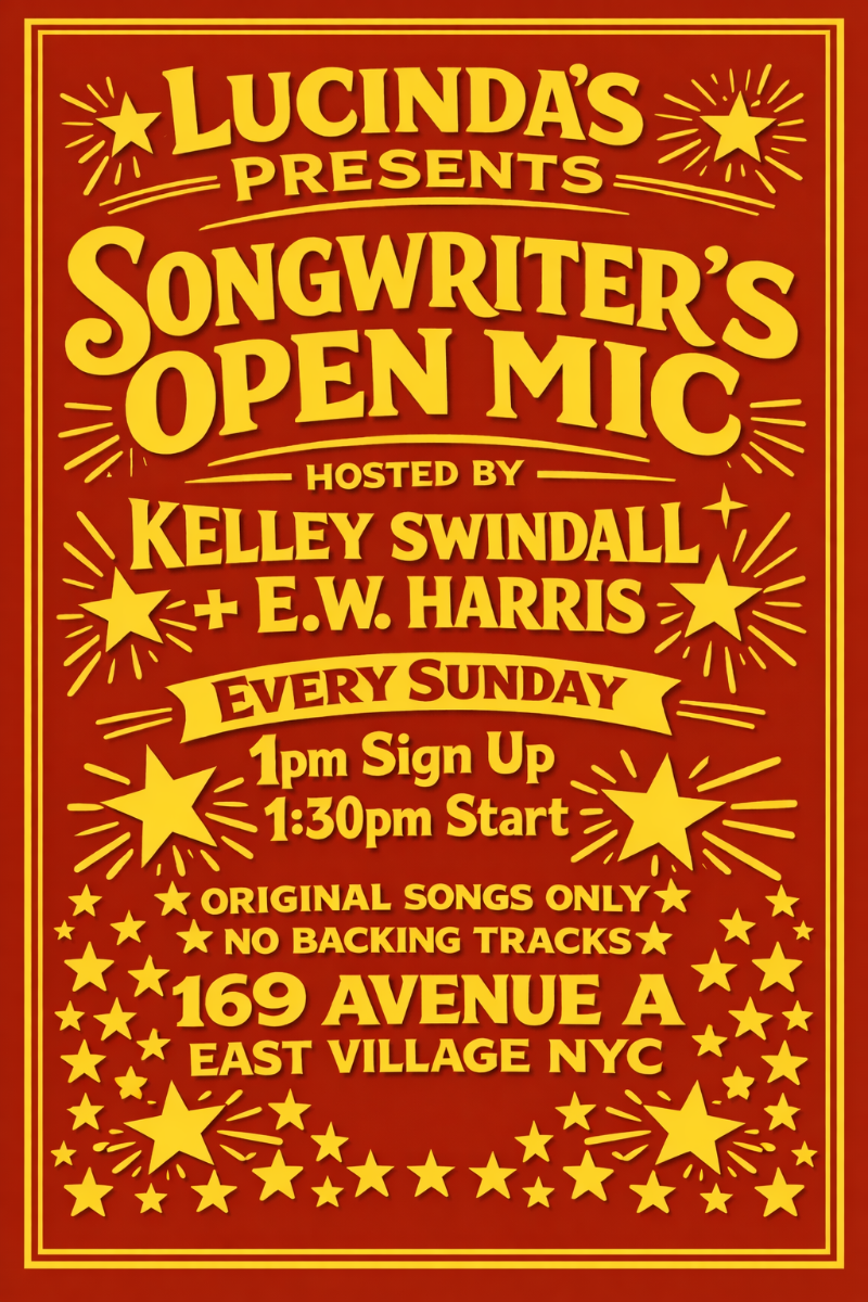 Event Image - Sunday Songwriter's Open Mic Every Week at Lucinda's - 17