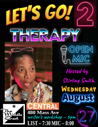 Therapy at Middle East – Corner/Bakery – Cambridge, MA