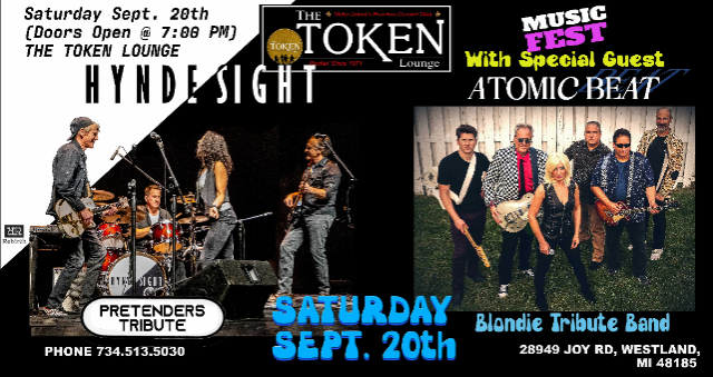 HYNDE SIGHT - Tribute to The Pretenders, ATOMIC BEAT - BLONDIE Tribute