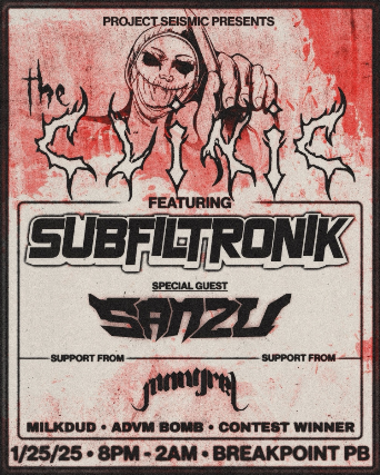 Project Seismic Presents The Clinic Featuring SUBFILTRONIK at Break Point PB – San Diego, CA