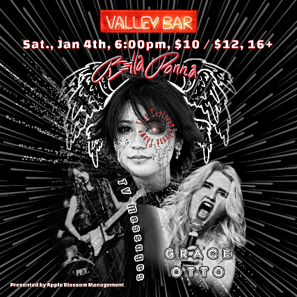 B3LLA DONNA WITH GRACE OTTO AND TV MESSAGES at Valley Bar – Phoenix, AZ