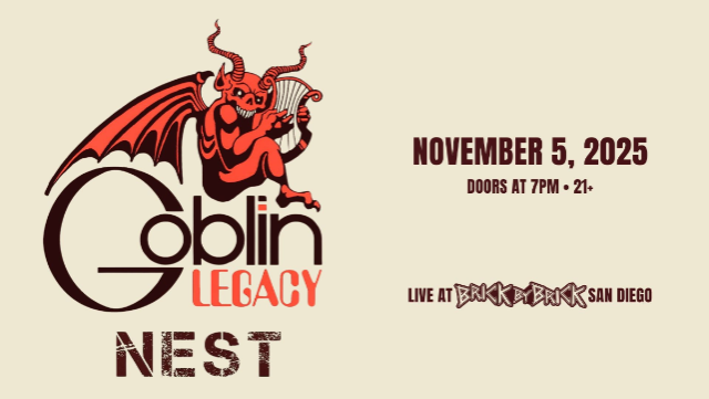 Goblin Legacy (Maurizio Guarini & Walter Martino) with special guests at Brick by Brick at Brick By Brick – San Diego, CA