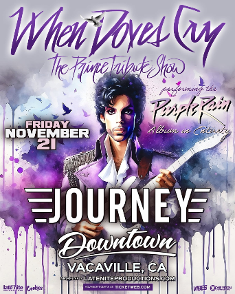 When Doves Cry: A Night of Prince at Journey Downtown Theater – Vacaville, CA