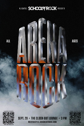 School Of Rock West Seattle Presents: Arena Rock (All Ages) at Clock-Out Lounge – Seattle, WA