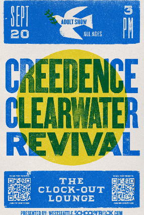 School of Rock West Seattle Presents: CCR- adults show (All Ages)
