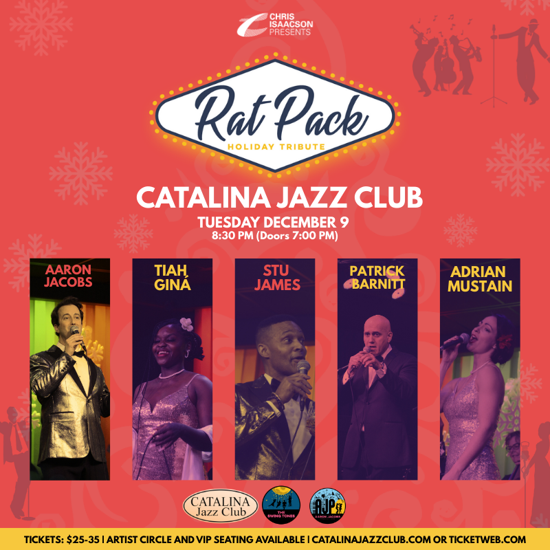 AARON JACOBS & THE SWING TONES: RAT PACK HOLIDAY TRIBUTE (nostalgic & immersive Big Band experien...