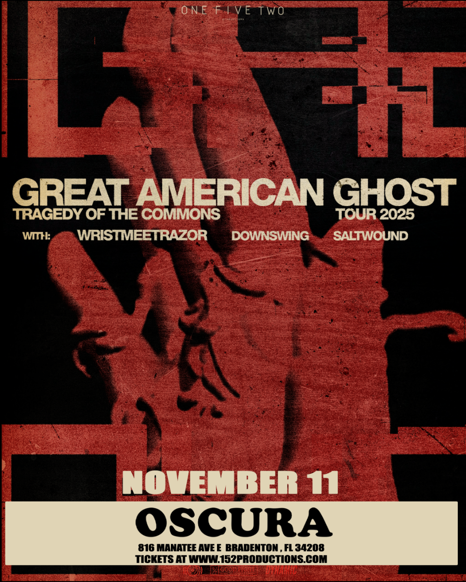152 Productions Presents: Great American Ghost, Wristmeetrazor, Downswing, and Saltwound in Braden...