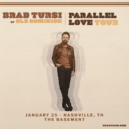 Brad Tursi of Old Dominion at The Basement – Nashville, TN