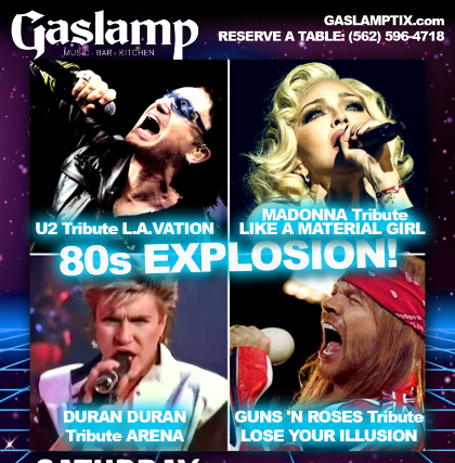 U2 + MADONNA + DURAN DURAN + GUNS 'N ROSES Tributes... MTV APPRECIATION NIGHT!