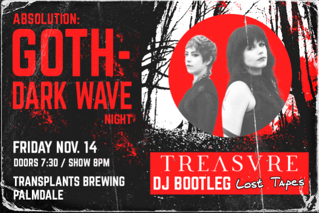 ABSOLUTION GOTH-DARK WAVE NIGHT WITH DJ BOOTLEG / TREASVRE / LOST TAPES