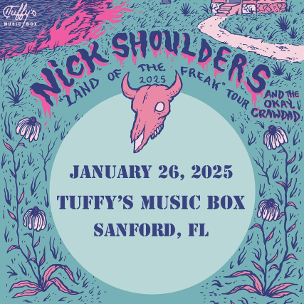 Nick Shoulders and the Okay Crawdad: Land of the Freak Tour at Tuffy’s Music Box – Sanford, FL