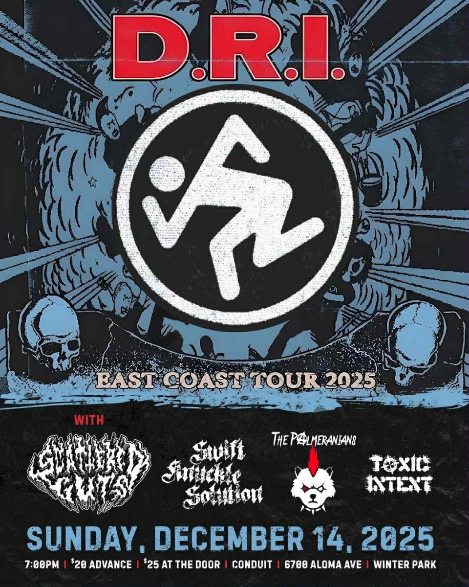 D.R.I., Scattered Guts, Swift Knuckle Solution, The Palmeranians, and Toxic Int...