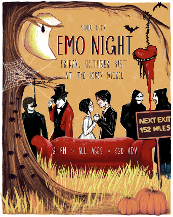 EMO NIGHT at Ickey Nickel – Sioux City, IA