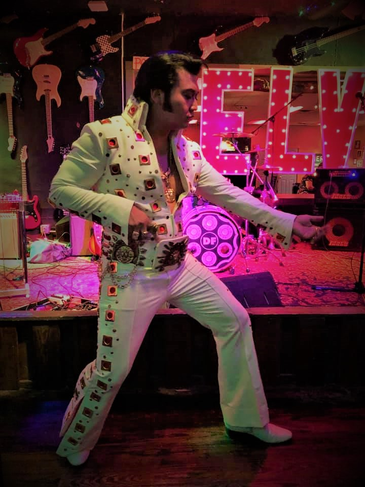 Elvis' 91st Birthday Tribute, Live by Travis Hudson at Hard Rock Cafe San Anto...