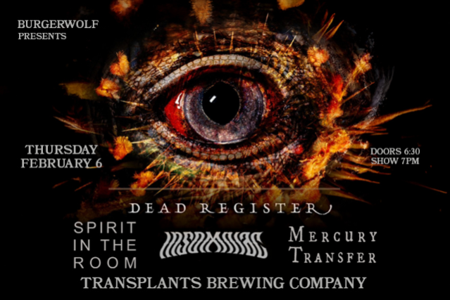 FREE SHOW: Dead Register with Insomniac at Transplants Brewing Company – Palmdale, CA